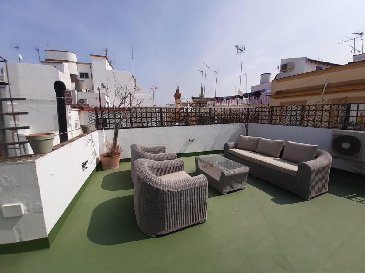 דירות סביליה Champion Duplex Terrace And Garage Old Town 6 Pax מראה חיצוני תמונה